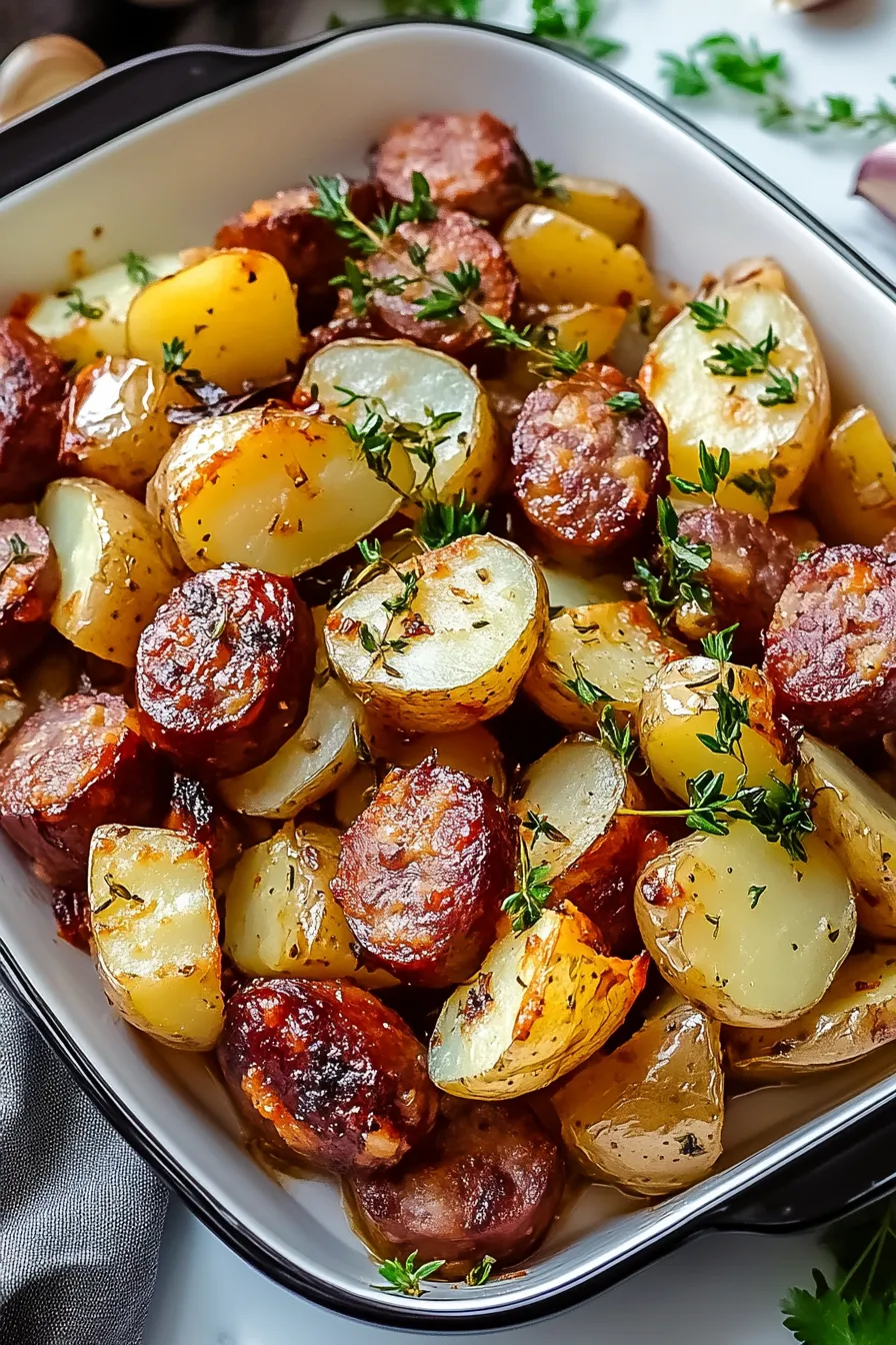 Smoked Sausage and Potato Bake – Fast Comfort Food