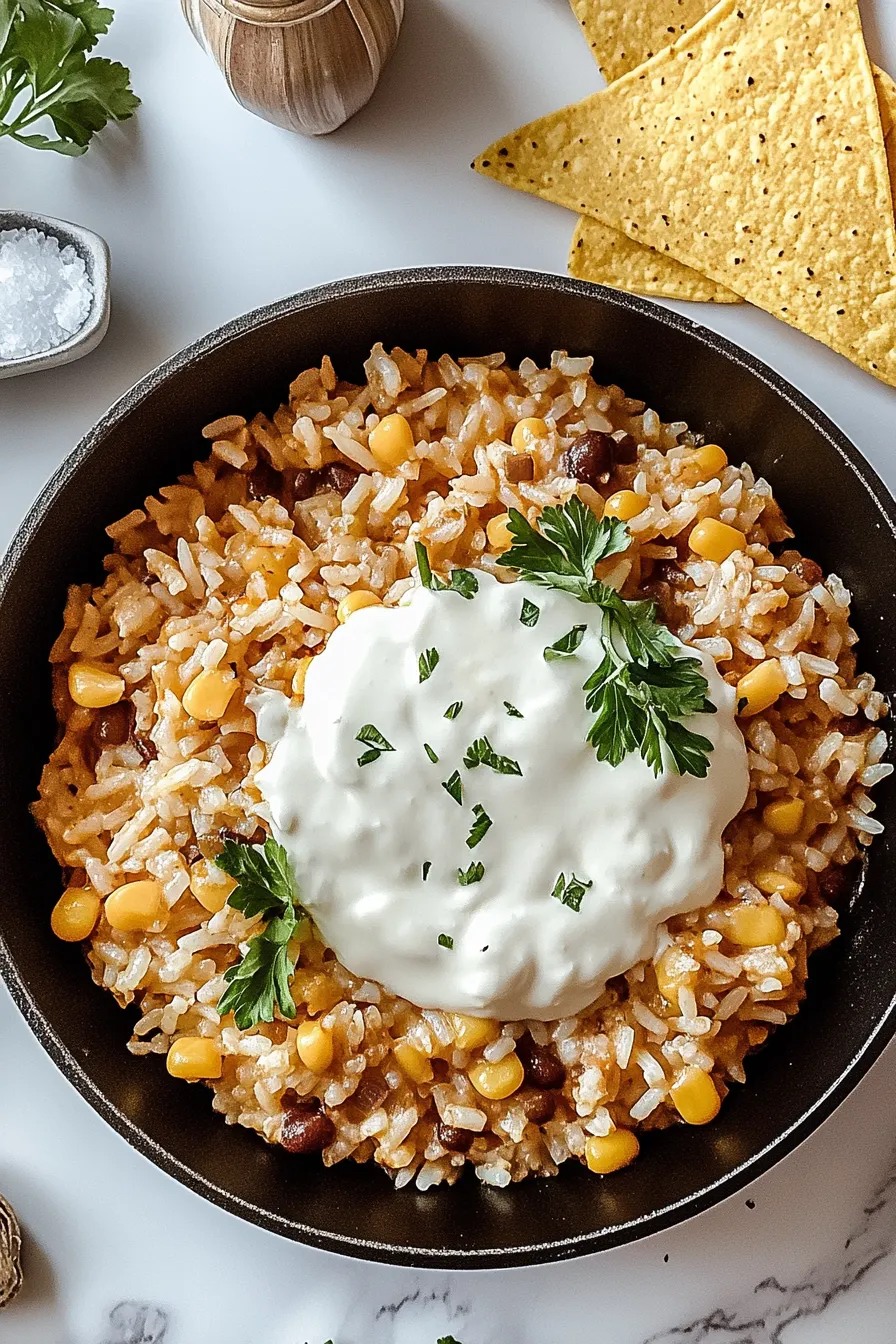 Cheesy Taco Rice Skillet – Fast Comfort Food