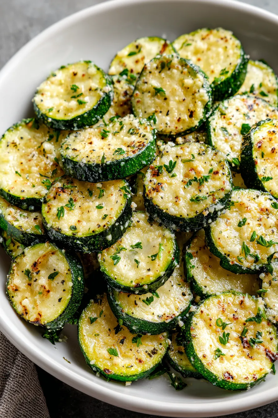 Garlic Parmesan Roasted Zucchini – Fast Comfort Food