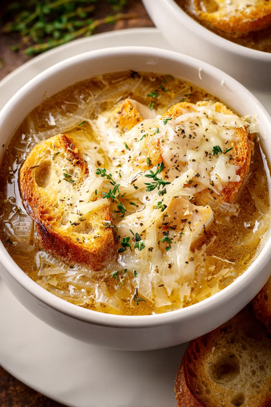 French Onion Chicken Soup – Fast Comfort Food