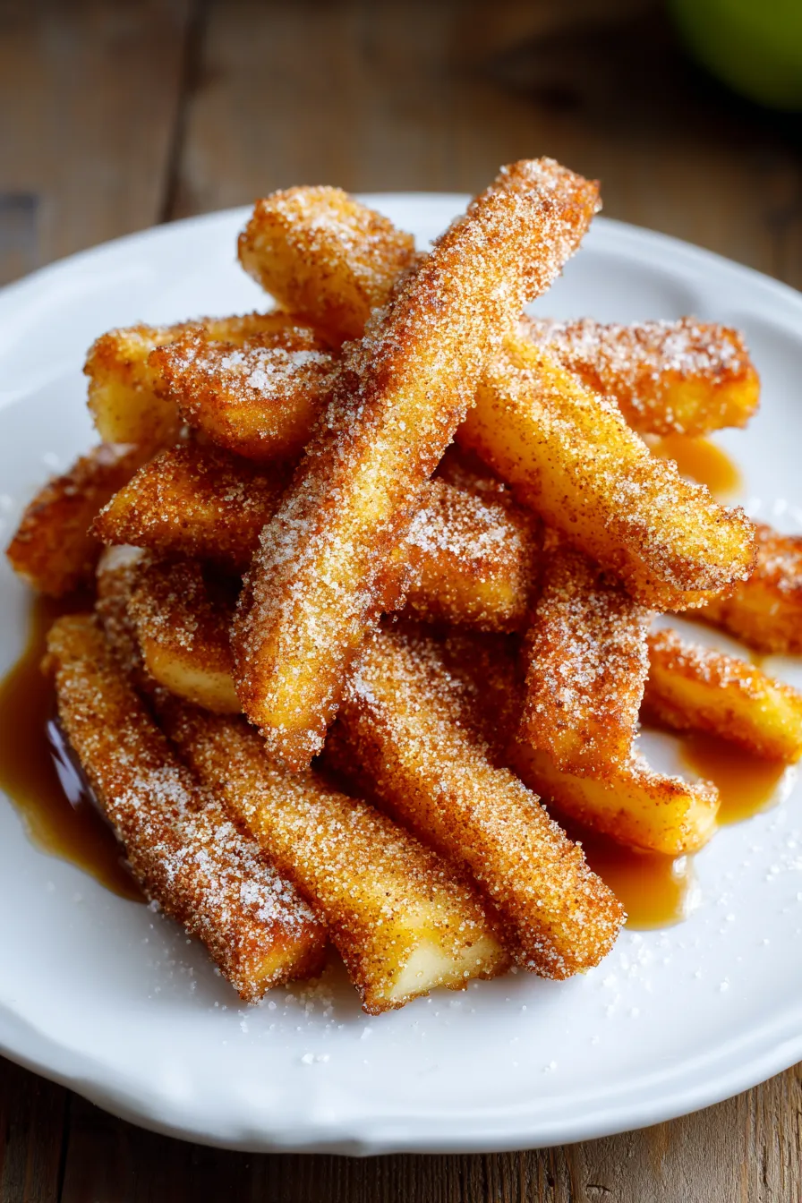 Crispy Baked Cinnamon Apple Fries – Fast Comfort Food