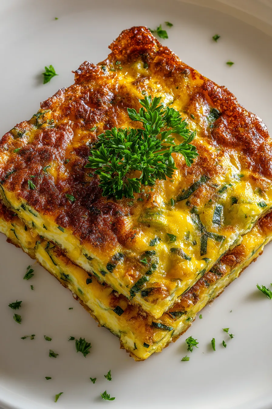Vegetarian Zucchini Slice – Fast Comfort Food