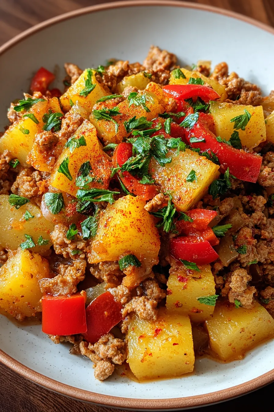 Ground Turkey with Potatoes – Fast Comfort Food