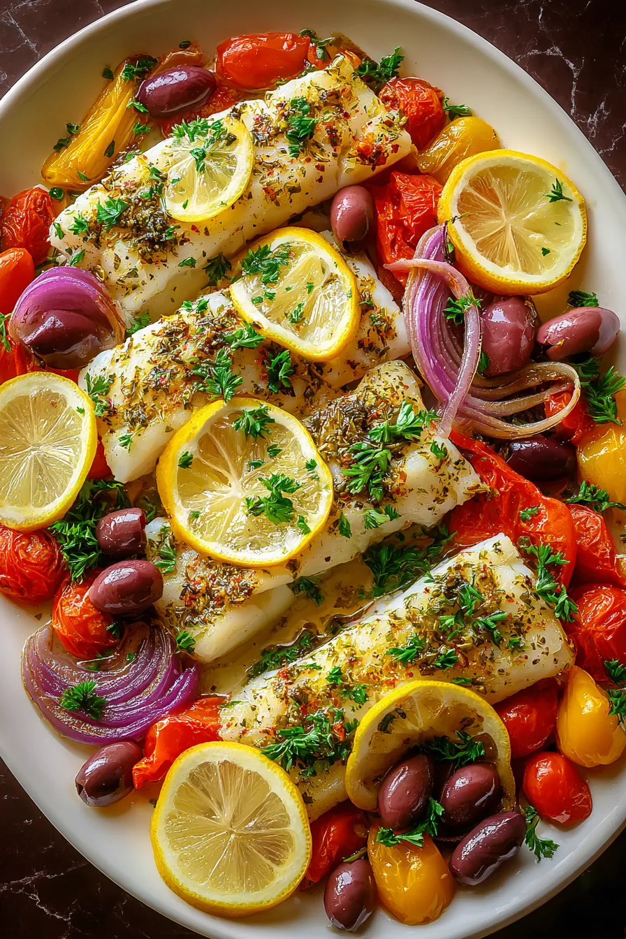 Mediterranean Baked Fish – Fast Comfort Food